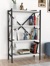 Regál KEPLER bílá