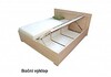Postel DAXTON 2 180cm, s roštem a s úložným prostorem