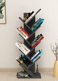 Regál STEPHEN barva antracit