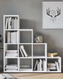 Regál DARCY barva bílá