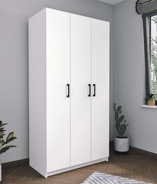 Šatní skříň třídveřová COBEN 3 barva bílá