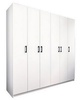 Šatní skříň šestidveřová COBEN 6 barva bílá