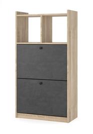 Botník PIZZO výklopný dvoudveřový dub sonoma