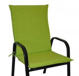 Polstr na křeslo z tahokovu UNI - látka světle zelený melír