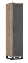 Skříň jednodveřová ROSOLINI barva dub tabaco/matera