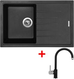 Sinks BEST 780 Pureblack + Vitalia GR