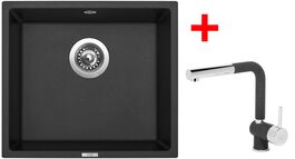 Sinks FRAME 457 Granblack + Mix 3 P GR