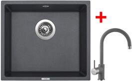Sinks FRAME 457 Titanium + Vitalia GR