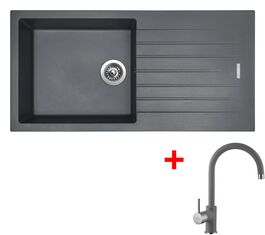 Sinks PERFECTO 1000 Titanium + Vitalia GR