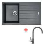 Sinks PERFECTO 860 Titanium + Vitalia GR