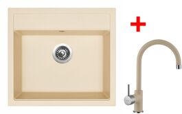 Sinks SOLO 560 Sahara + Vitalia GR