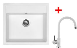 Sinks SOLO 560 Milk + Vitalia GR