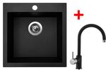 Sinks VIVA 455 Granblack + Vitalia GR