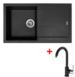 Sinks AMANDA 860 Nanoblack+MIX 35 Nanoblack