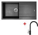 Sinks AMANDA 990 Metalblack + Vitalia GR