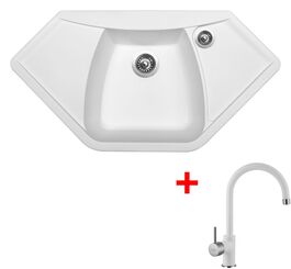 Sinks NAIKY 980 Milk + Vitalia GR