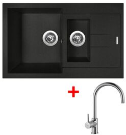 Sinks AMANDA 780.1 Metalblack + Vitalia