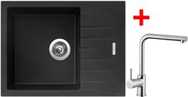 Sinks PERFECTO 650 Metalblack + Elka