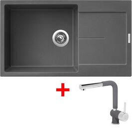 Sinks ULTIMA 860 XXL Titanium + Mix 3 P GR