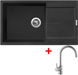Sinks ULTIMA 860 XXL Metalblack + Vitalia