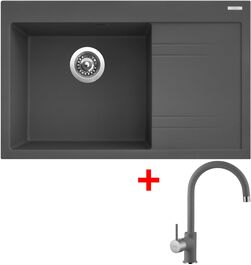 Sinks RIM 780 L Titanium + Vitalia GR