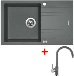 Sinks LINEA 780 XC Titanium + Vitalia GR