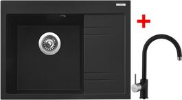 Sinks RIM 650 L Metalblack + Vitalia GR