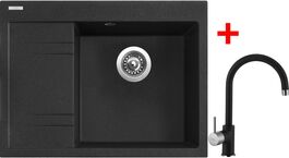 Sinks RIM 650 P Granblack + Vitalia GR