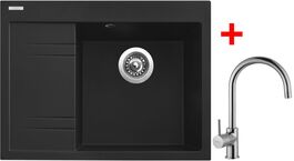 Sinks RIM 650 P Metalblack + Vitalia