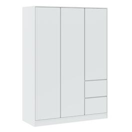 Šatní skříň 3D2S BURELA bílá