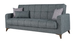 Rozkládací pohovka s ÚP ARVIKA, látka barva šedá