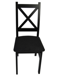 Jídelní čalouněná židle BINGO barva černá/potah Moric 8