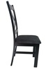 Jídelní čalouněná židle BINGO barva černá/potah Moric 8