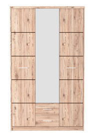 Šatní skříň 3D2S SILVAN barva dub san remo light