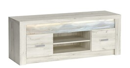 Televizní stolek INDIANAPOLIS I-9 jasan bílý
