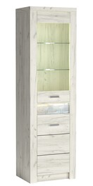 Vitrína INDIANAPOLIS I-4 jasan bílý