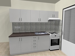 Kuchyňská linka 240 cm_3