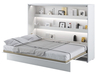 Výklopná široká postel 140 REBECCA bílá lesk/bílá mat