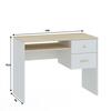 Psací stůl 2S FITERO bílá/akácie