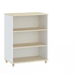 Regál FITERO bílá/akácie