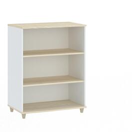 Regál FITERO bílá/akácie