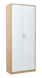 Policová skříň MAX 7 dub sonoma/bílá