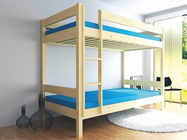 Postel OLIVER patrová dětská, s matracemi a s rošty