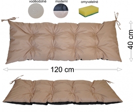 Podsedák 120x40 béžový voděodolný