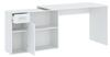 Psací stůl 1D1S SORIA bílá