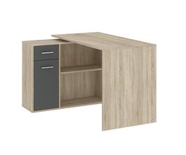 Psací stůl 1D1S SORIA dub sonoma/grafit