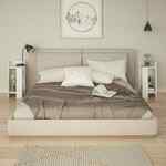 EGEUS, noční stolek, bílý