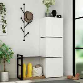 METIS, předsíňová sestava, bílý / antracit