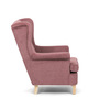 AK-388 PINK2 - Křeslo ušák, růžová látka, AK-388 PINK2