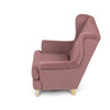 AK-388 PINK2 - Křeslo ušák, růžová látka, AK-388 PINK2